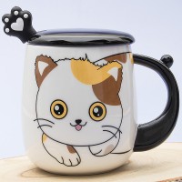 Кружка с крышкой Лапочка кот