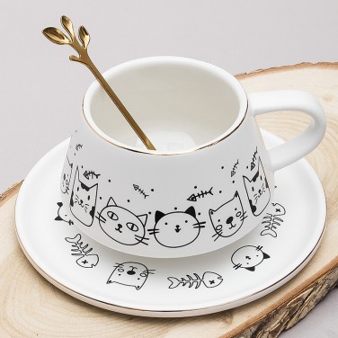 Чайная пара Ласковые кошечки