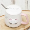 Кружка с крышкой Грустные глазки - Фото № 3