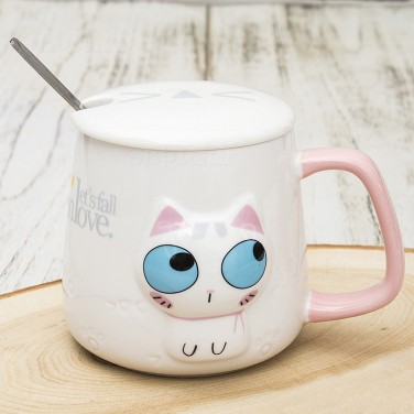 Кружка с крышкой Милые глазки