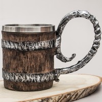 Кружка для пива Дубовая бочка