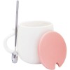 Кружка с крышкой Розовый слоненок - Фото № 5