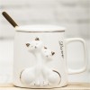 Кружка с крышкой Влюбленные котики - Фото № 2
