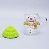 Кружка с крышкой Зеленый снеговик - Фото № 12