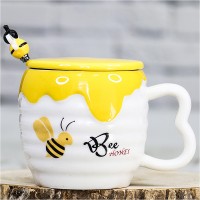 Кружка с крышкой Золотая пчёлка