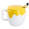 Кружка с крышкой Золотая пчёлка - Фото № 7