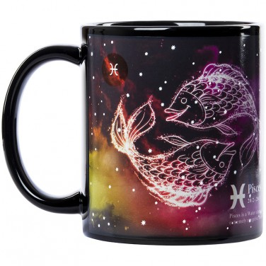 Кружка-хамелеон Зодиак - Рыбы