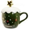 Кружка с крышкой Нарядная ёлочка - Фото № 4