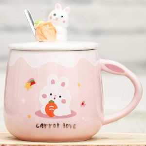 Кружка с крышкой Морковная любовь Кружка с крышкой Морковная любовь