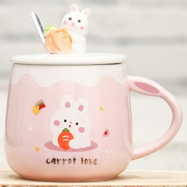 Кружка с крышкой Морковная любовь