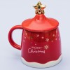 Кружка с крышкой Снежная сказка - Фото № 5