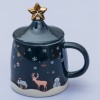 Кружка с крышкой Снежное царство - Фото № 5