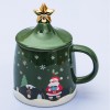 Кружка с крышкой Новогодний лес - Фото № 4