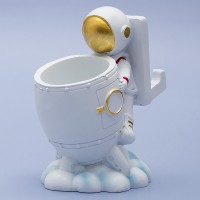 Подставка для телефона и ручек Космонавт