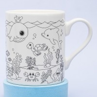 Кружка-раскраска Подводное царство