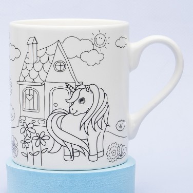 Кружка-раскраска Домик единорога Кружка-раскраска Домик единорога