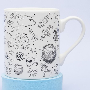 Кружка-раскраска Космическое приключение Кружка-раскраска Космическое приключение