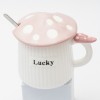 Кружка с крышкой Розовый мухомор - Фото № 17
