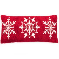 Декоративная подушка Новогодние снежинки