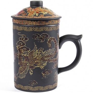Кружка с ситечком Жар - птица