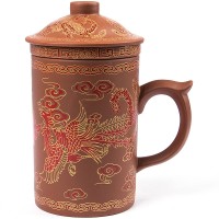 Кружка с ситечком Птица счастья