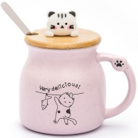 Кружка с крышкой Котенок и рыбка