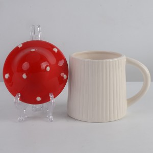 Кружка с крышкой Большой мухомор