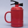 Кружка с крышкой Огнетушитель - Фото № 7