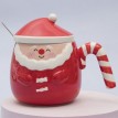 Кружка с крышкой Дед Мороз Кружка с крышкой Дед Мороз
