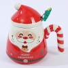 Кружка с крышкой Новогодний Дед Мороз - Фото № 7