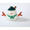 Кружка с крышкой Забавный снеговик - Фото № 8
