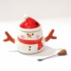 Кружка с крышкой Чудесный снеговик - Фото № 8
