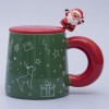 Кружка с крышкой Новогодний бум - Фото № 3