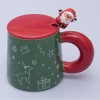 Кружка с крышкой Новогодний бум - Фото № 4