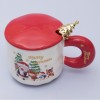 Кружка с крышкой Хоровод на Новый год - Фото № 4