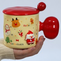 Кружка с крышкой Новогодние забавы
