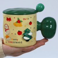 Кружка с крышкой Новогодняя фантазия