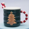 Кружка с крышкой Праздничная ёлочка - Фото № 11