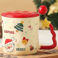 Кружка с крышкой Веселый Новый год