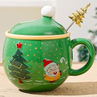 Кружка с крышкой Новогодняя сказка