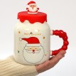 Кружка с крышкой В гостях у Деда Мороза