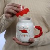 Кружка с крышкой В гостях у Деда Мороза - Фото № 4