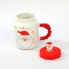 Кружка с крышкой Дед Мороз - красный нос - Фото № 5