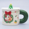 Кружка с крышкой Новогодние друзья - Фото № 10