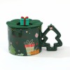 Кружка с крышкой Волшебство Нового года - Фото № 3