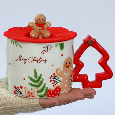 Кружка с крышкой Вкус Рождества Кружка с крышкой Вкус Рождества