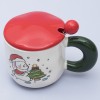 Кружка с крышкой Зайка с ёлкой - Фото № 4