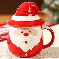 Кружка с крышкой Волшебник Дед Мороз
