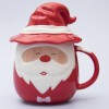 Кружка с крышкой Милый Дедушка Мороз Кружка с крышкой Милый Дедушка Мороз - Фото № 3