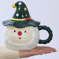 Кружка с крышкой Новогодний волшебник